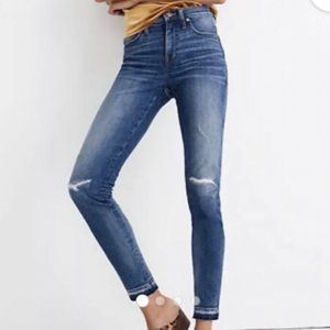 Madewell 9” high rise skinny jean